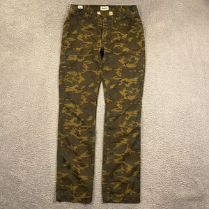 Taylor Stitch Double Knee Pants Mens 32x34 Boss Duck Canvas Camo Jeans Work Wear